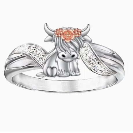 Highland Cow Rings