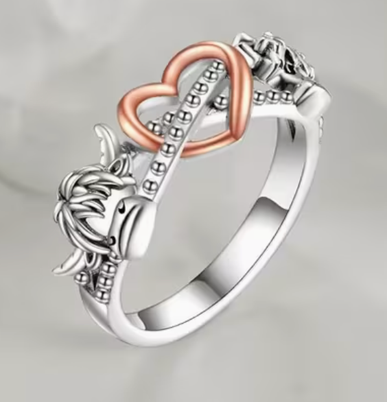 Highland Cow Rings