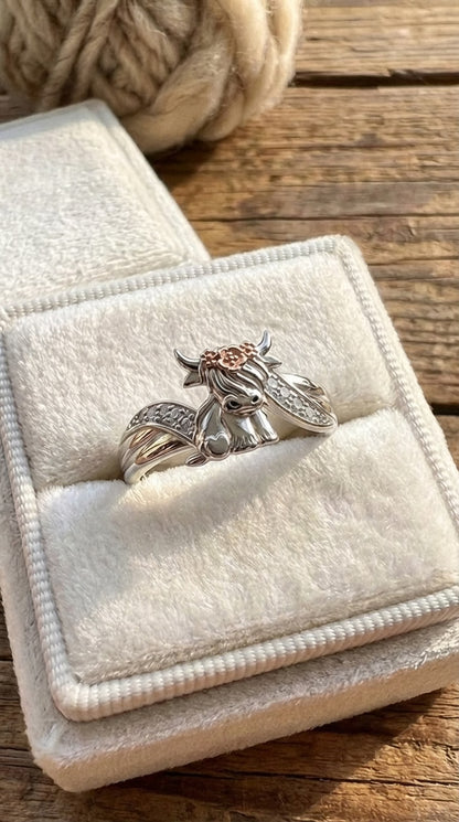 Highland Cow Rings